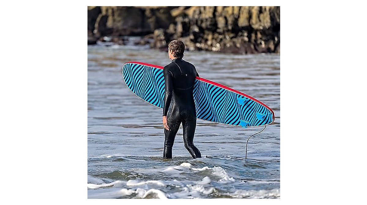 Bloo Tide 8ft Soft Top Surfboard | Easy Ride for All Ages