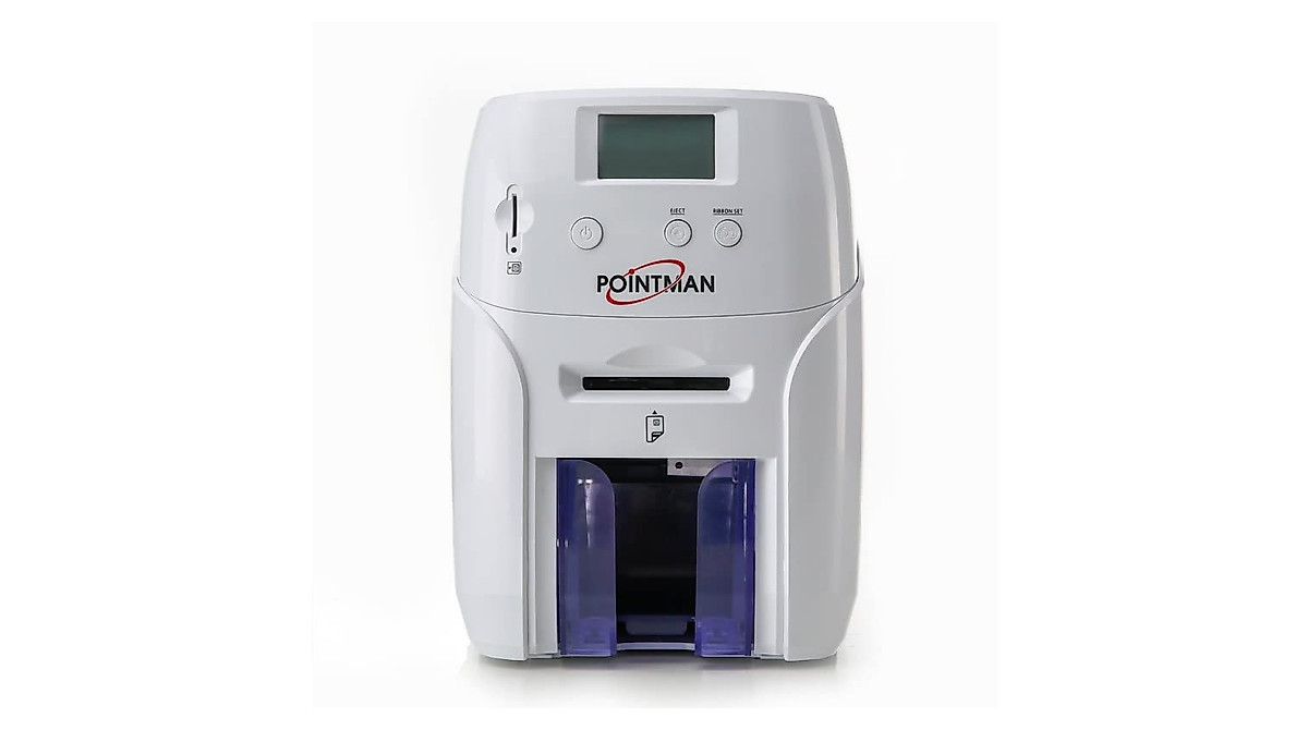 Pointman Nuvia N20 ID Card Printer with Magnetic & Smart Card Encoding