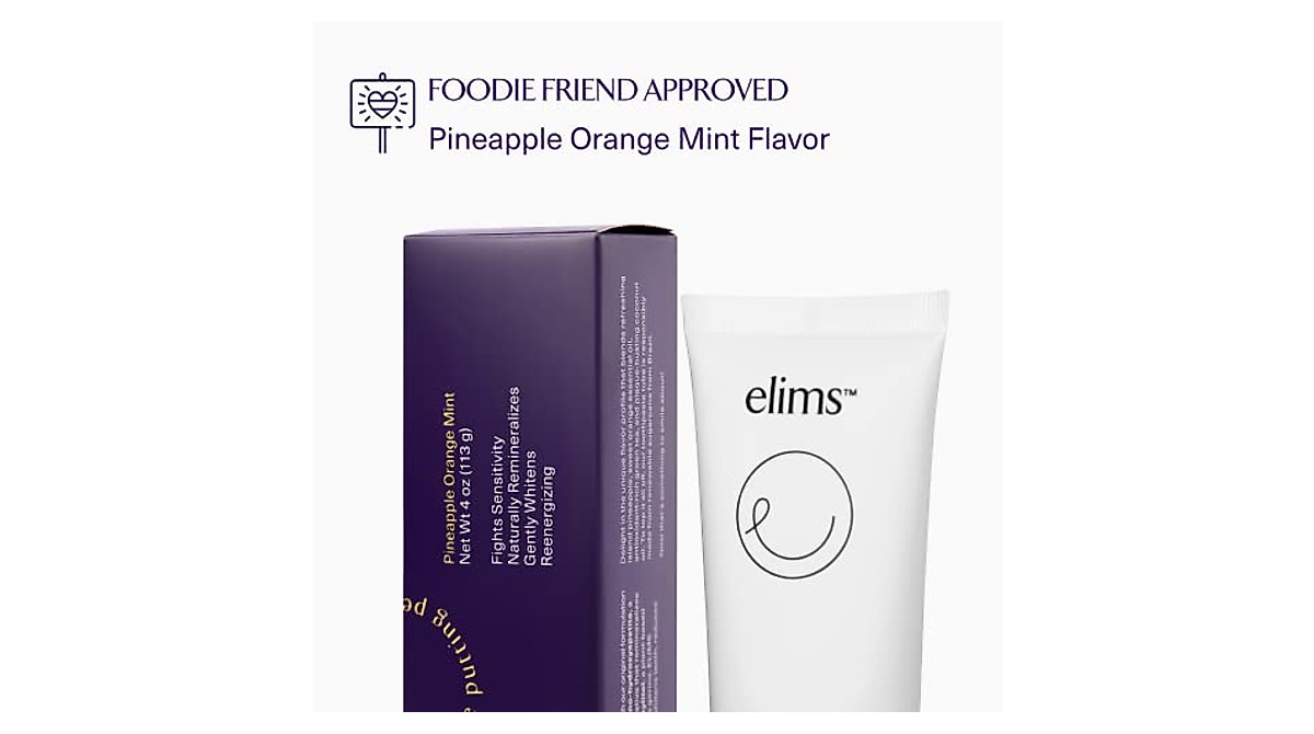 ELIMS Nano Hydroxyapatite Toothpaste - Fluoride Free & Natural