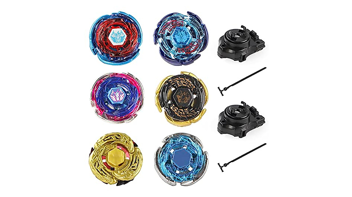 Bey Battling Tops Metal Fusion Starter Set - Exciting Action!