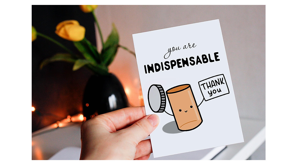 You Are Indispensable Card - Funny Medical Gift for Healthcare ...