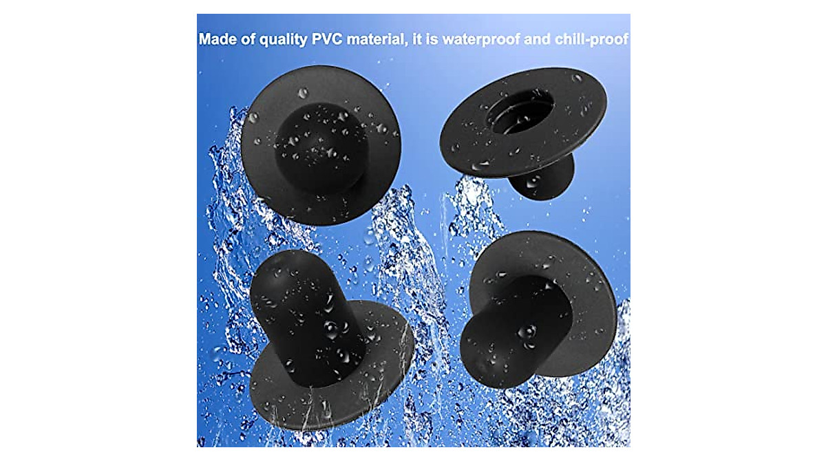 Pool Pump Hole Plugs - 4 Pack for Intex & Bestway Pools