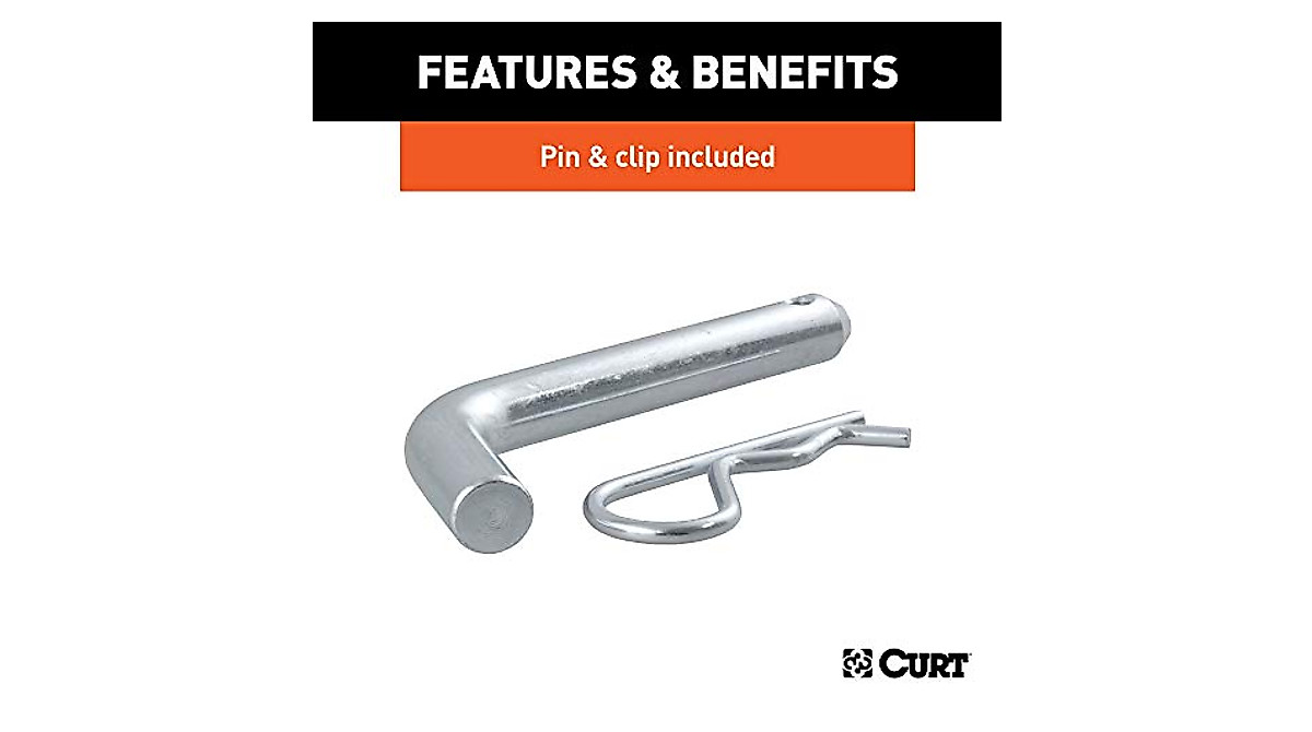 CURT 45065 Lifted Truck Trailer Hitch Mount With 2-5/16-Inch Ball & Pin, Fits 2-Inch Receiver, 7,500 Lbs, 6-Inch Drop - View #6
