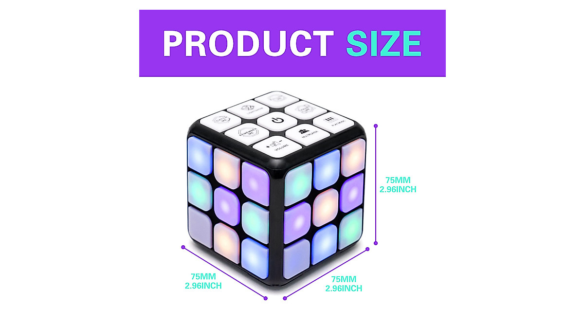 Yudongli Brain Memory Game Cube - Fun for Kids