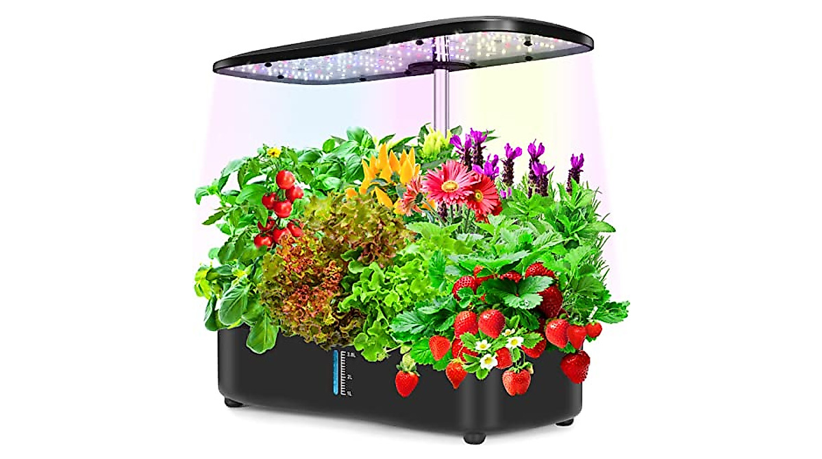 Hydroponics Indoor Garden System with LED Grow Light - Trueque