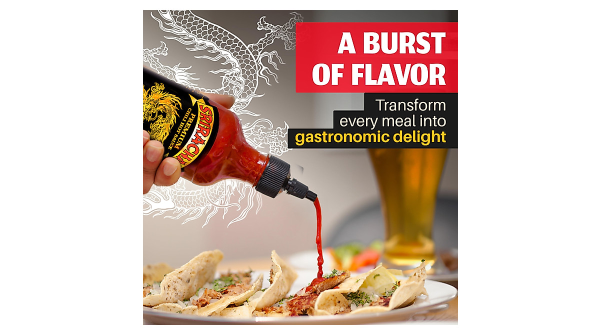 Underwood Ranches Dragon Sriracha Sauce - Authentic Red Jalapeno Flavor