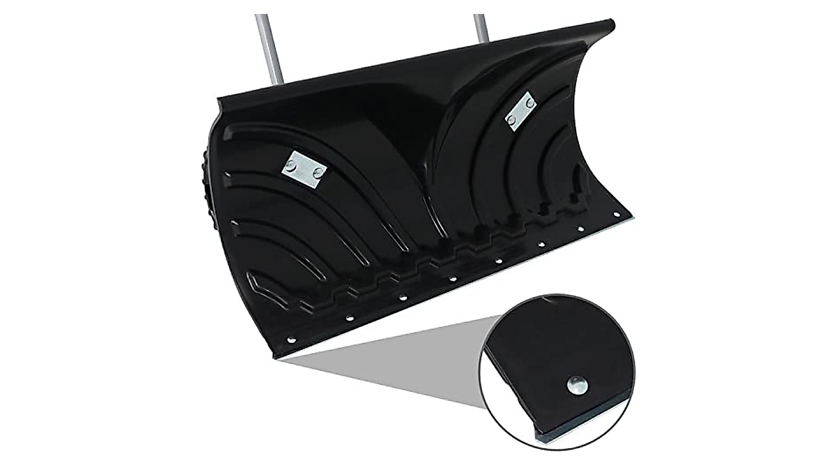 CASL Brands Snow Shovel with Wheels for Easy Snow Removal