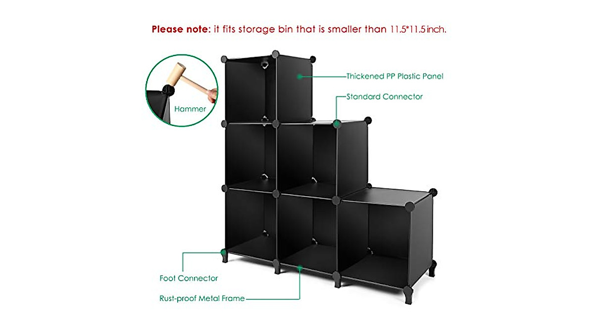 TomCare 6-Cube Storage Organizer - Multifunctional & Easy Setup
