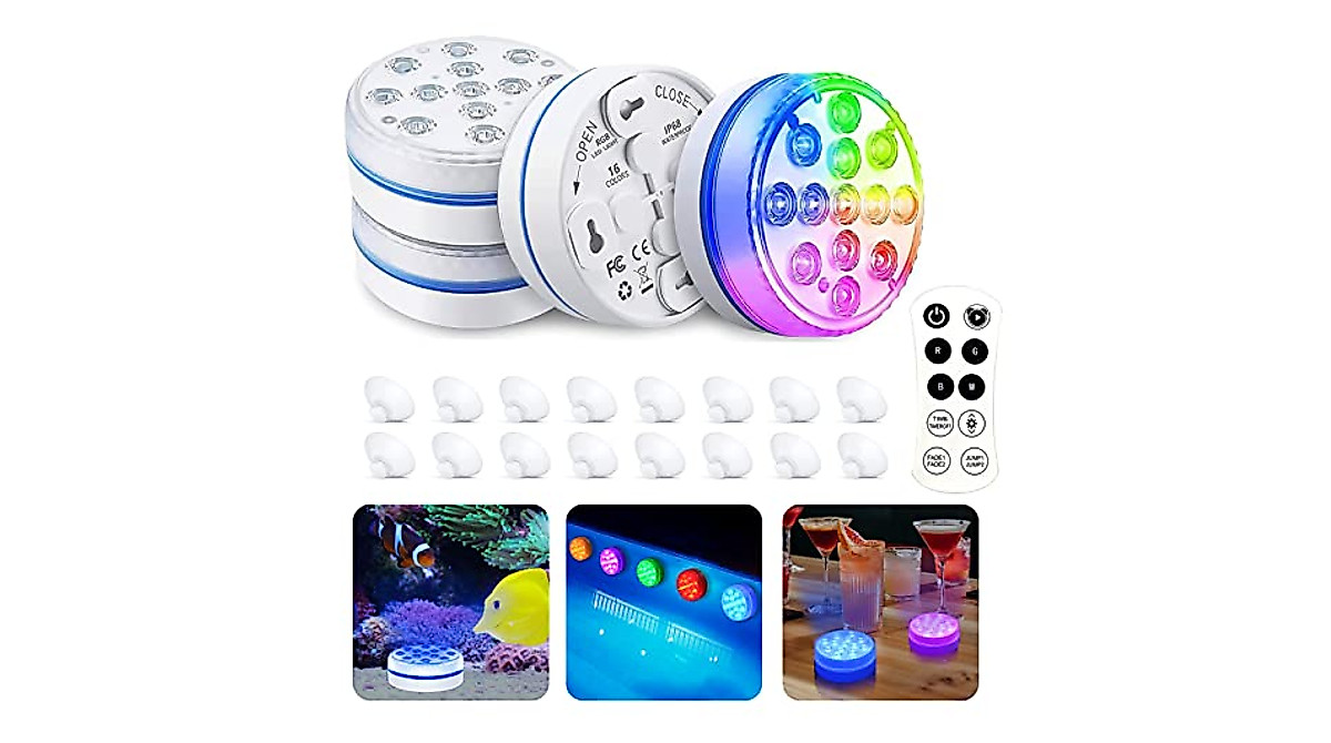 Vivid RGB Pool Lights for Above Ground Pools | Easy Remote Control