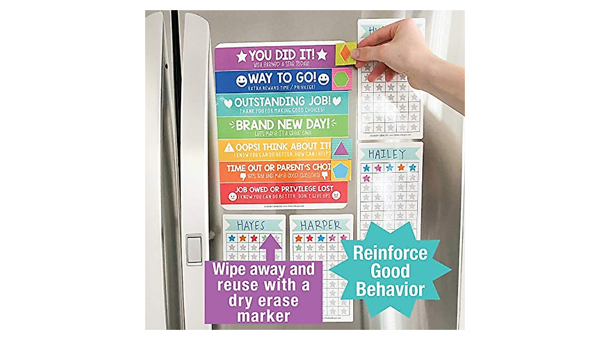 Dinosaur Kids Chore & Behavior Chart - Fun Responsibility Tool