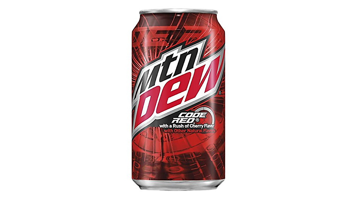 Mountain Dew Code Red Cherry 12-Pack | Refreshing Cherry Flavor Soda