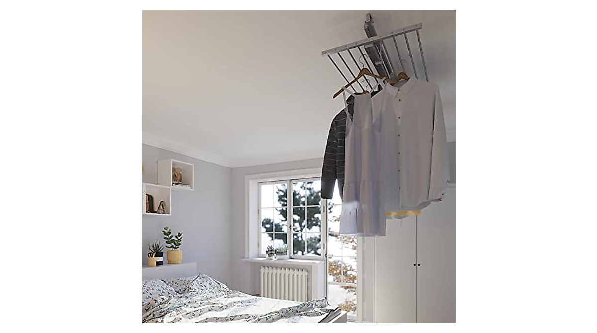 Foxydry Mini Ceiling Clothes Drying Rack - Space-Saving