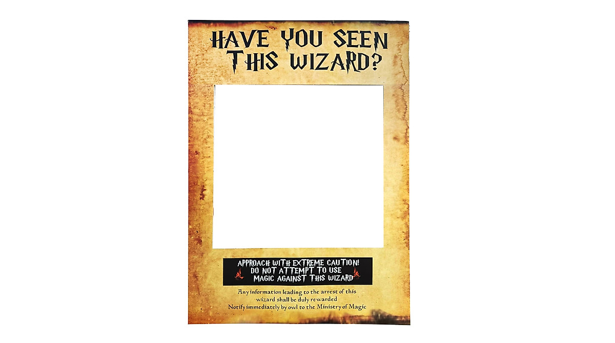 Wizard Photo Booth Prop - LaVenty Party Frame