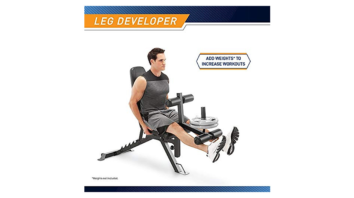 Marcy Adjustable Utility Bench SB-350 - Versatile Home Workout Equipment