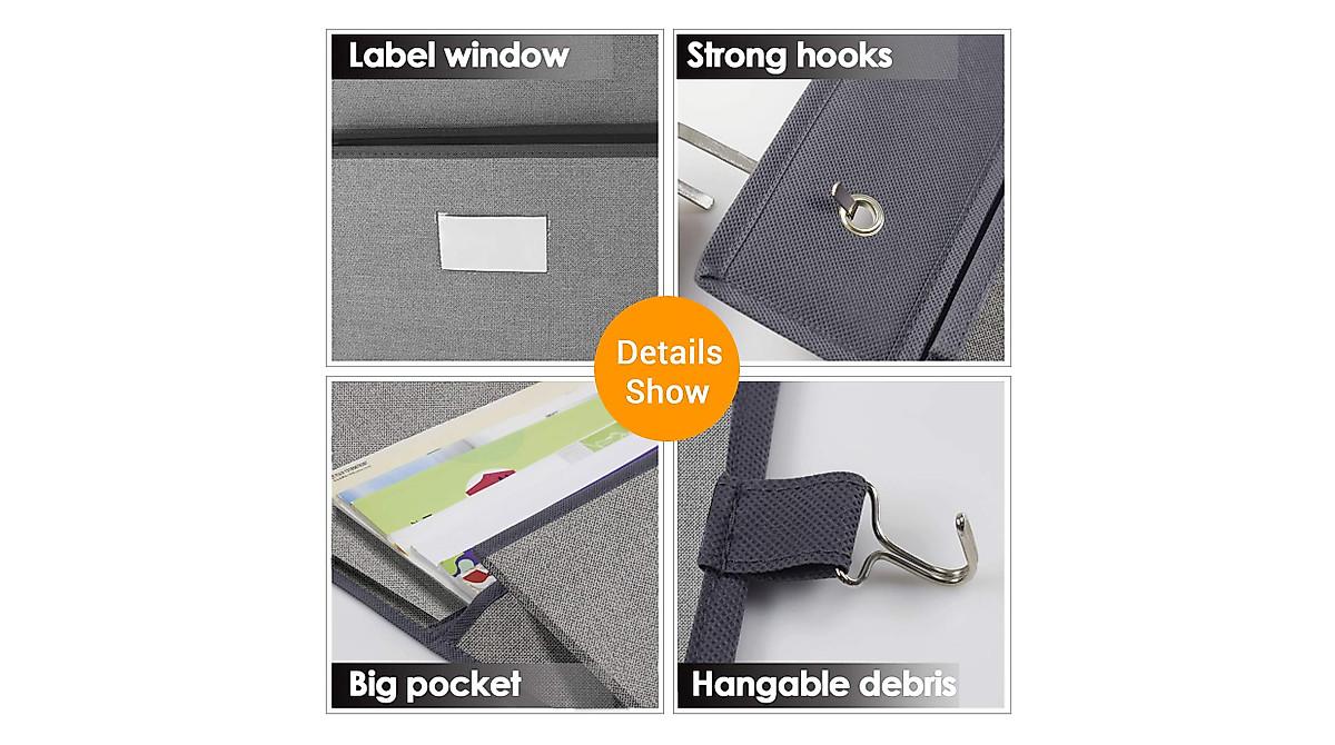 Homyfort Over The Door File Organizer, Hanging File Folders Wall Organizers And Storage For P 437428 - View #6