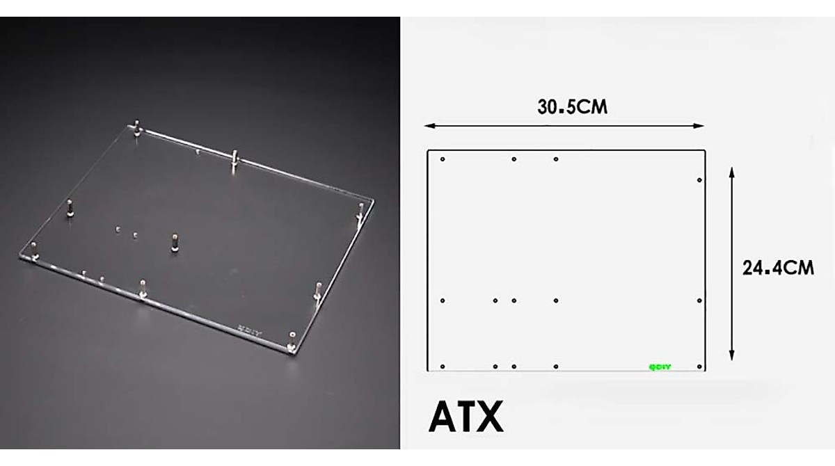 Elife ATX Computer Open Air Case - DIY PC Frame