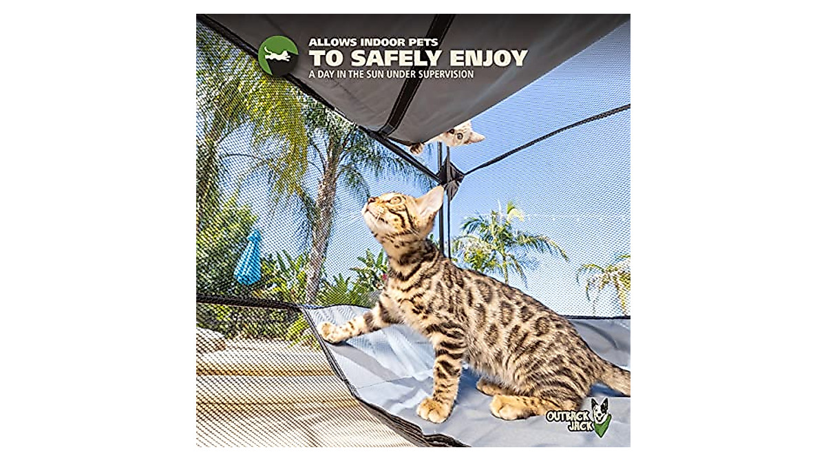 Outback Jack Cat Enclosure - Safe Outdoor Play Tent
