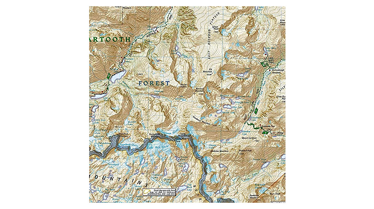 Explore Absaroka-Beartooth Wilderness Map - Natl Geographic