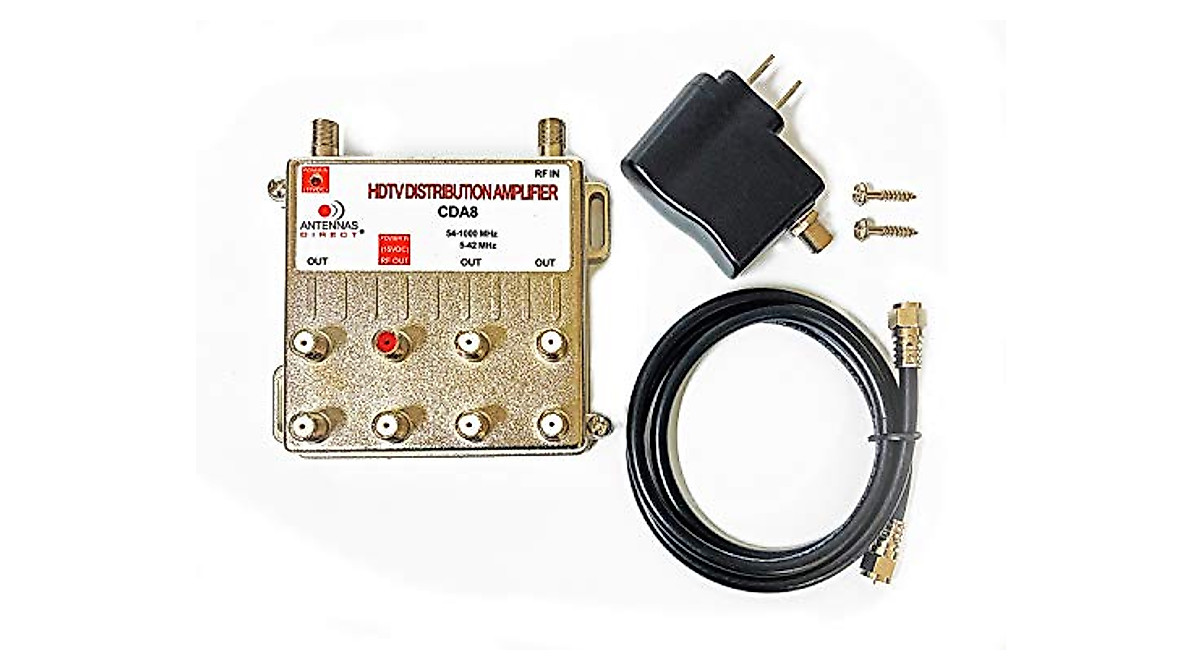 Antennas Direct 8-Port Amplifier: Connect 8 TVs Easily