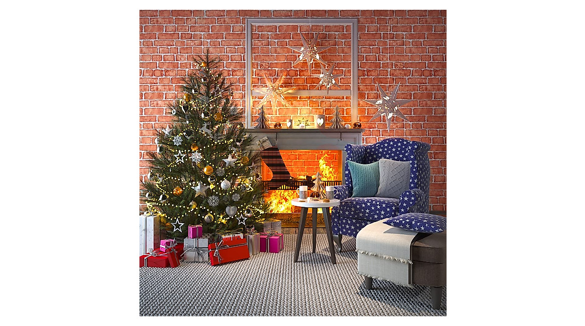 Cohoo Home Red Peel and Stick Wallpaper - Easy Decor