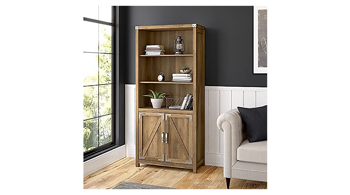 Cottage Grove Tall 5 Shelf Bookcase by Bush Furniture