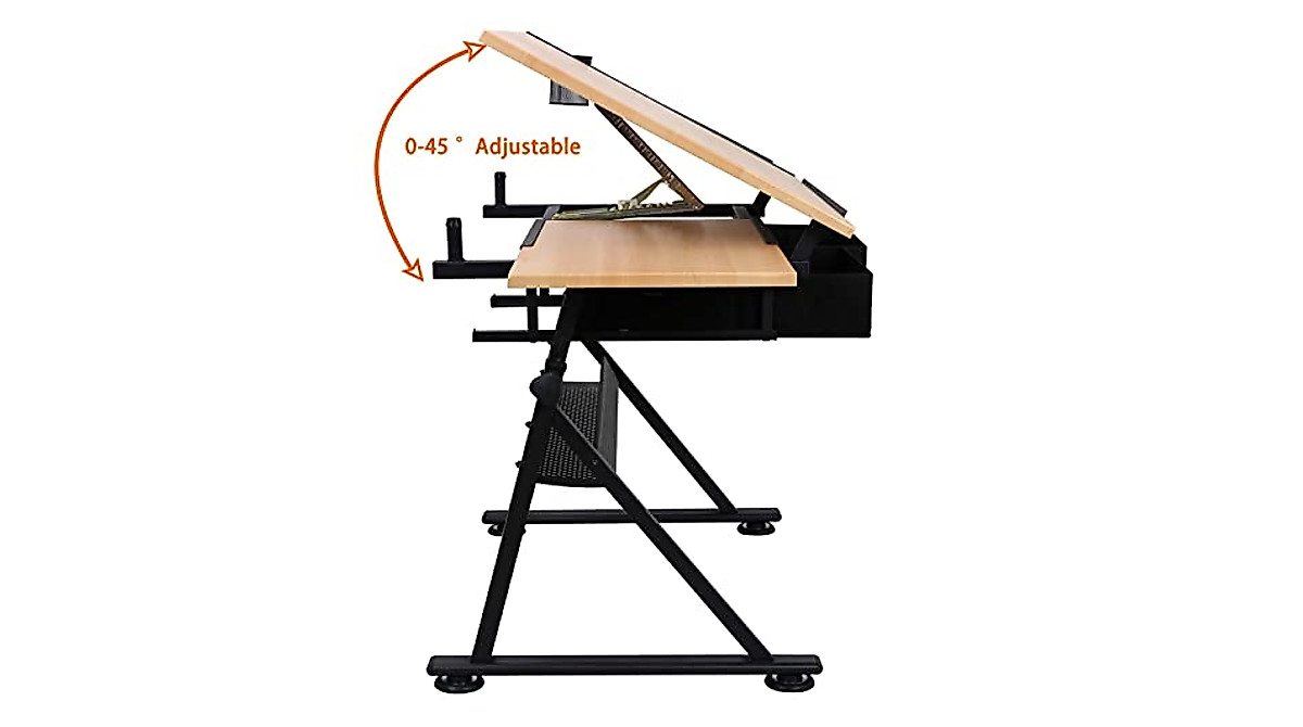 Smartxchoices Drafting Table: Adjustable & Sturdy Design