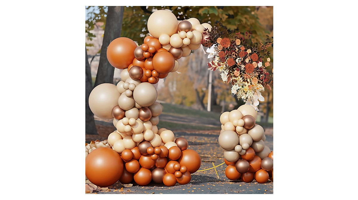 Boho Balloon Garland Kit - Fall & Rustic Balloon Arch Decorations