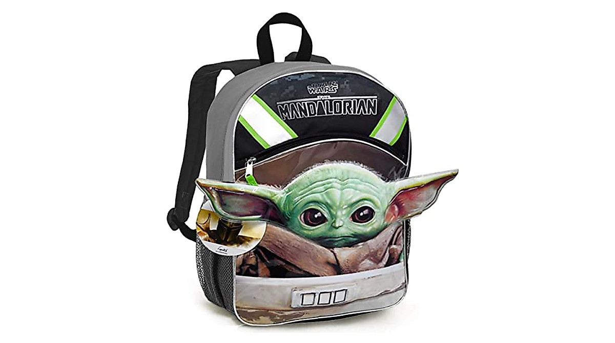 Baby Yoda Backpack & Lunch Box Set for Kids | Star Wars Mandalorian