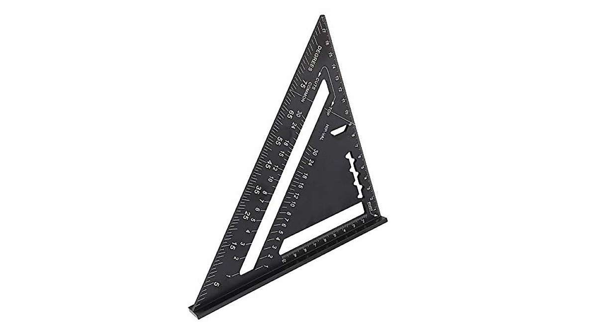 Aluminum Alloy Triangle Protractor - 7 Inch Layout Tool for Precise ...