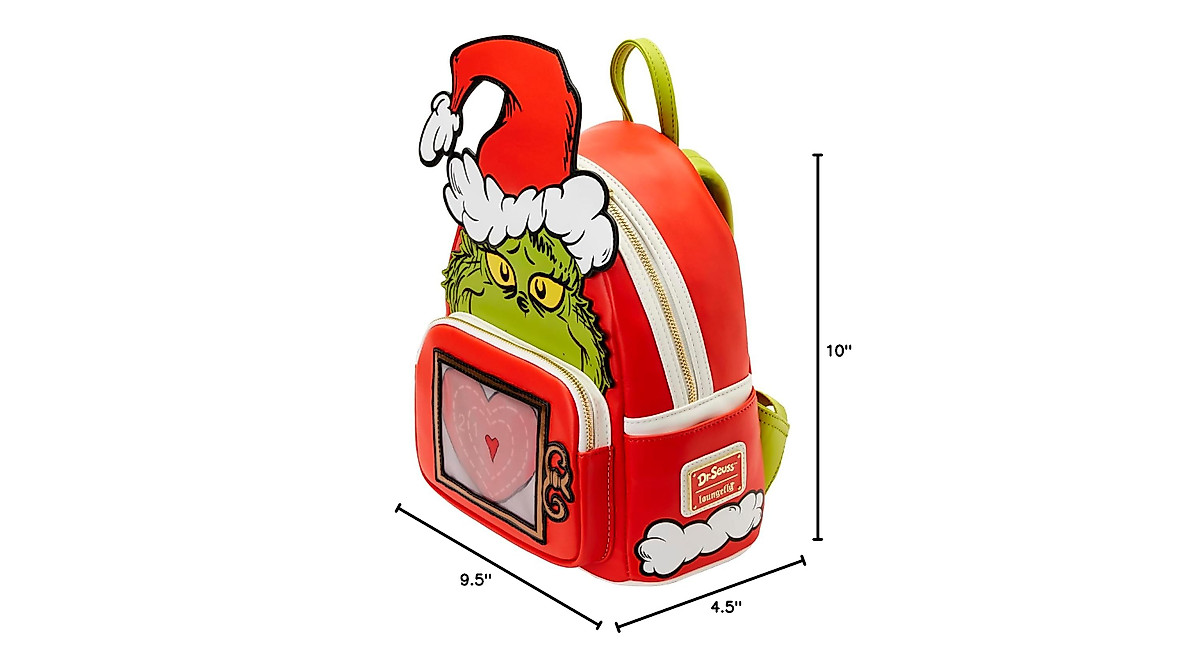 Dr. Seuss Grinch Lenticular Mini Backpack – Festive Collectible