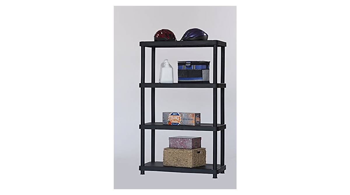Keter 16 in. 4-Tier Heavy Duty Shelving Unit