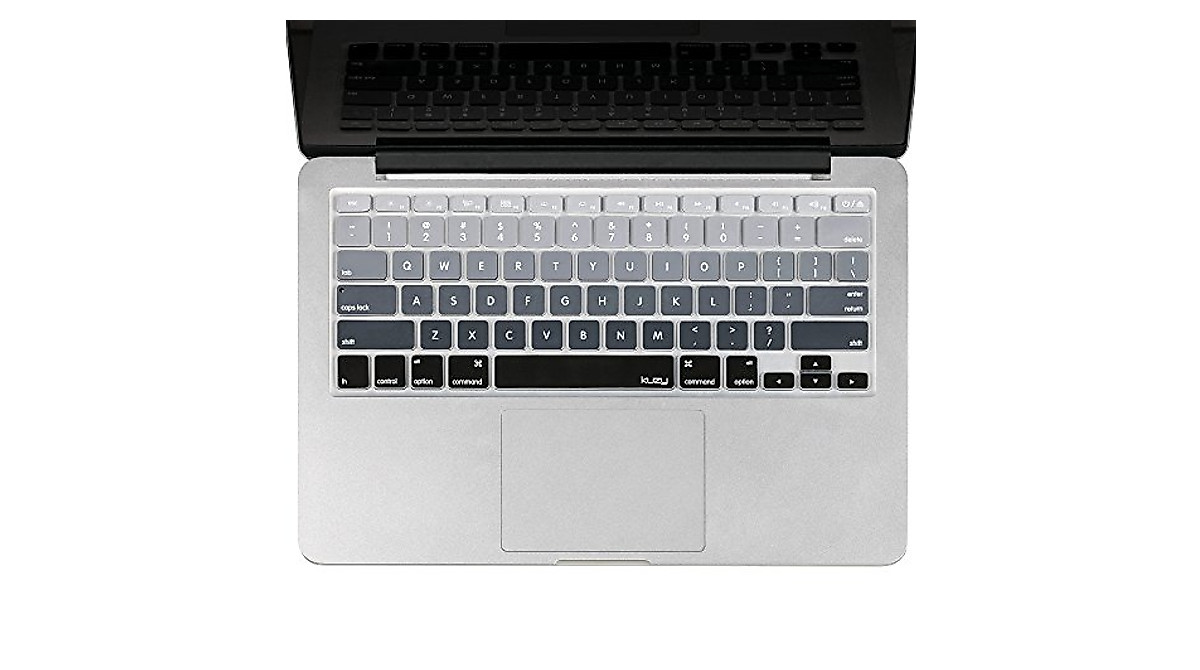 Kuzy Gray Ombre Keyboard Cover for MacBook & iMac