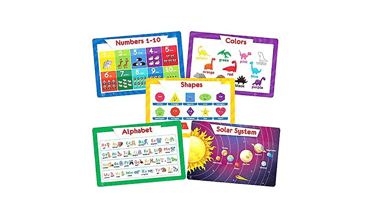 Simply Magic Kids Placemats - Fun Learning Tools