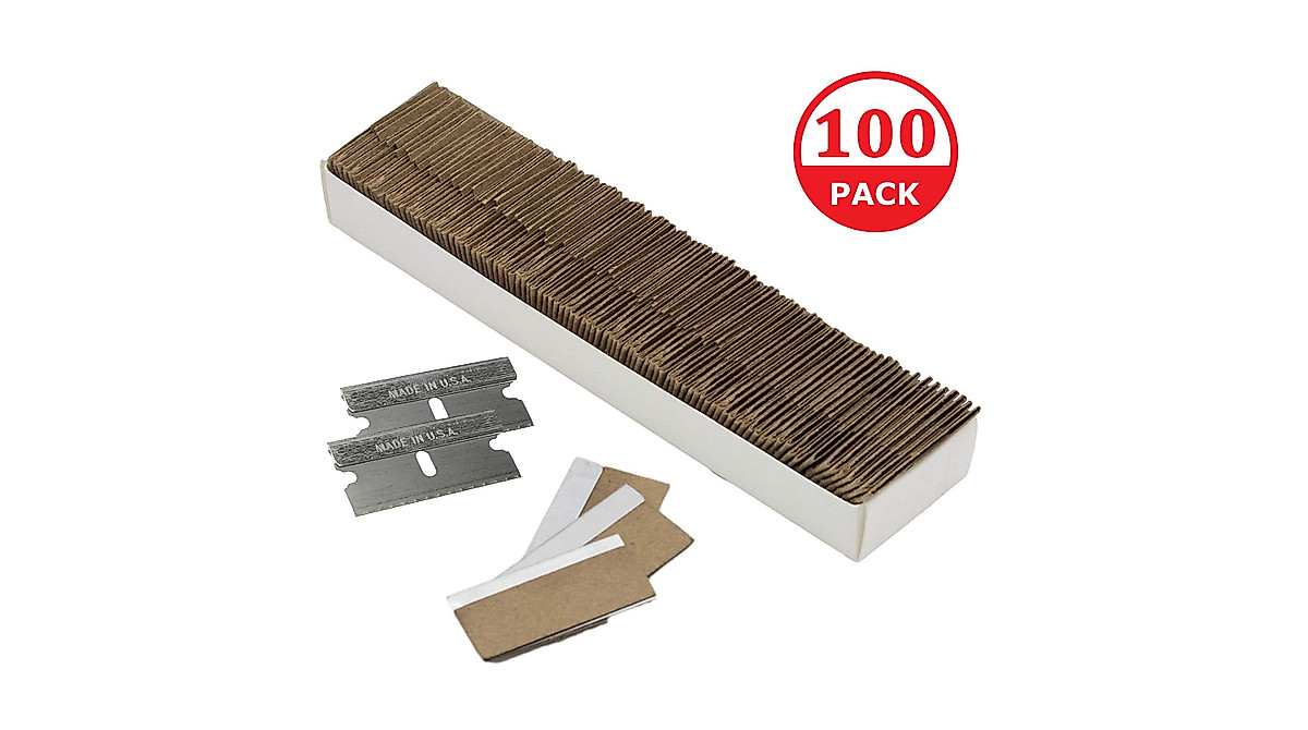 WEUPE Single Edge Razor Blades - 100 Pack USA-Made