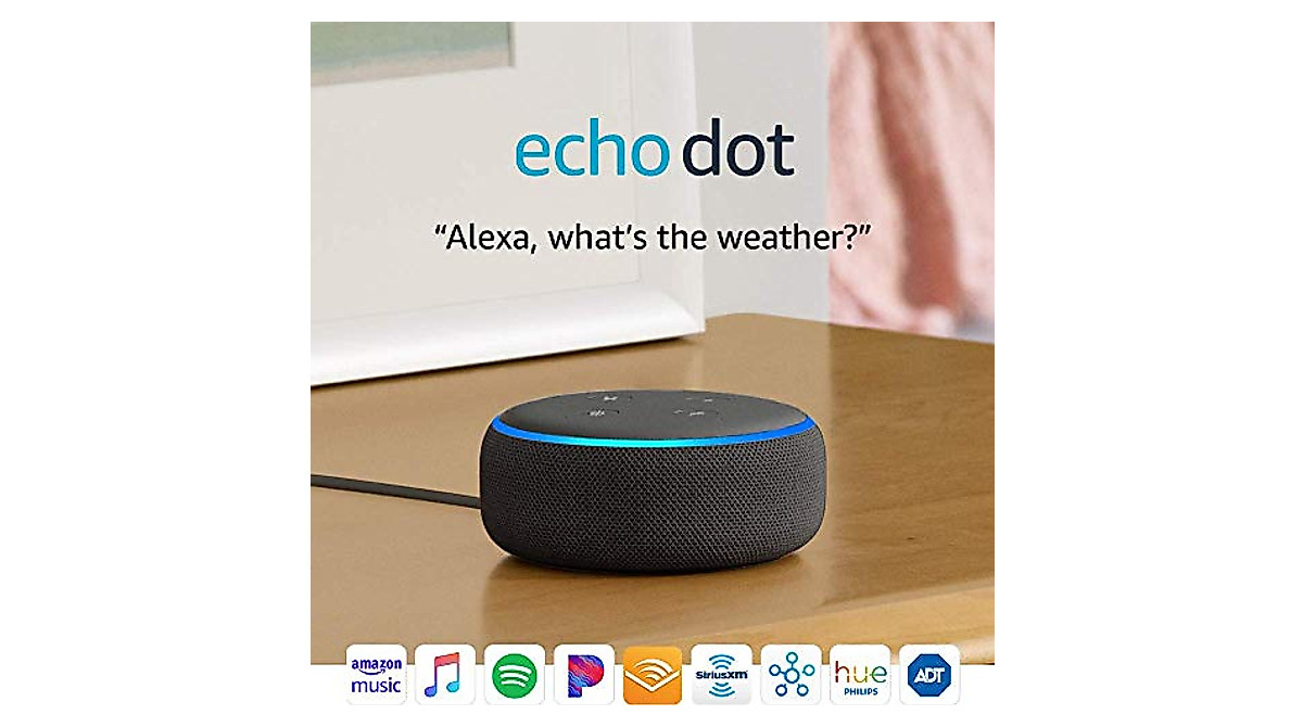 Amazon Echo Dot (3rd Gen) Charcoal Smart Speaker with Alexa