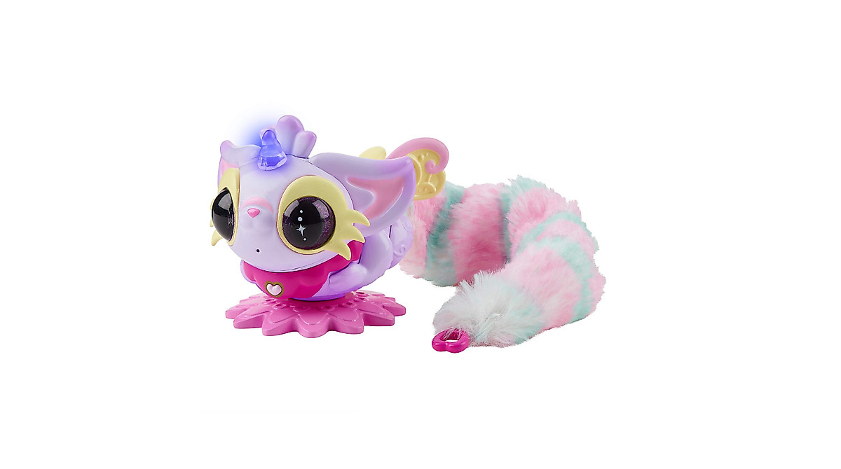 Pixie Belles Interactive Enchanted Animal Toy Layla Purple - Fun & Wearable