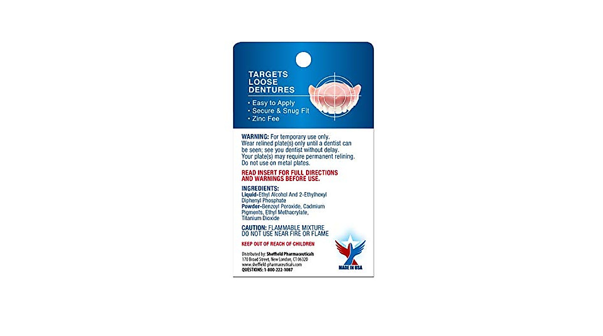 Acryline Denture Reliner - Secure Fit for Upper & Lower