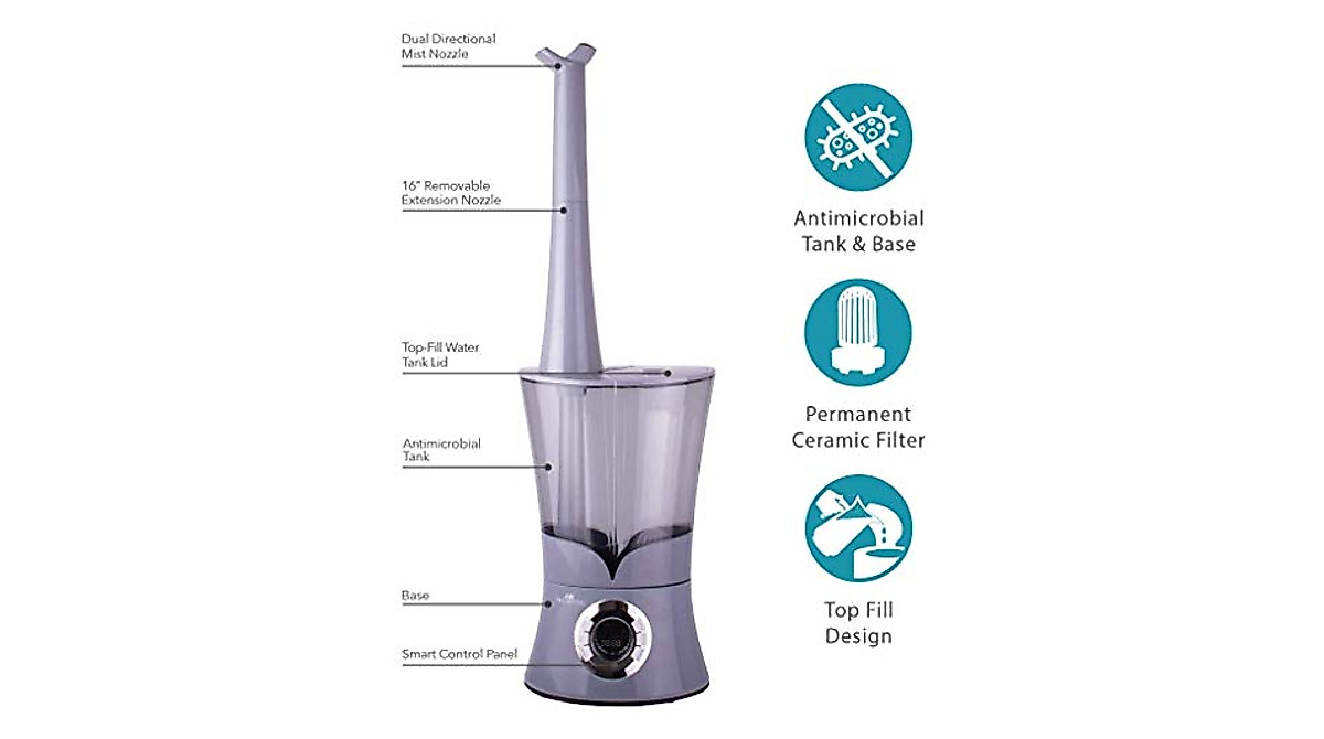Air Innovations 1.6 Gallon Cool Mist Humidifier