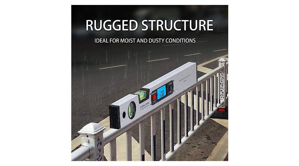 RISEPRO 16-inch Digital Spirit Level & Inclinometer with Backlight