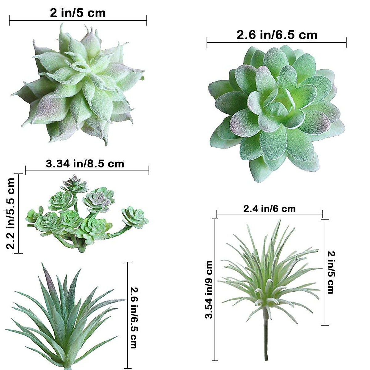 11 Pcs Mini Faux Succulents for Stylish Home Decor