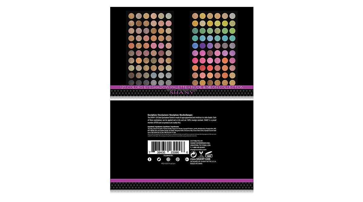SHANY Ultimate Fusion - 120 Color Makeup Palette