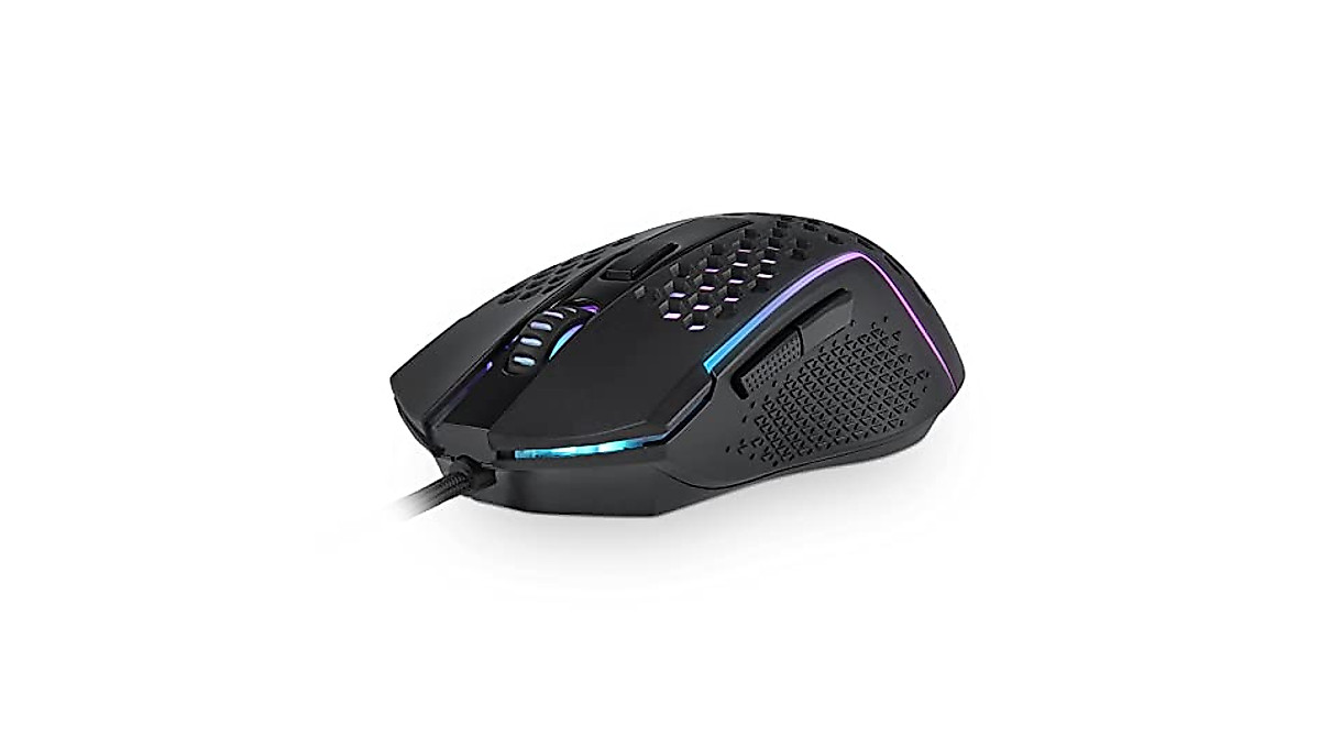 Redragon M987 Gaming Mouse - Ultra-Lightweight, 12400 DPI, RGB Backlit