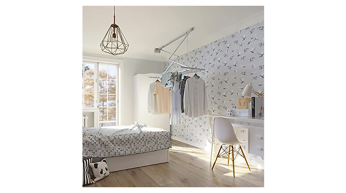 Foxydry Mini Ceiling Clothes Drying Rack - Space-Saving