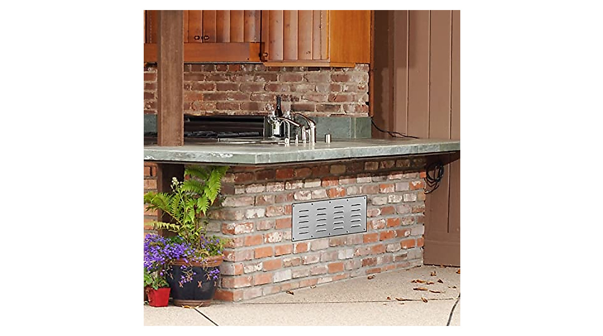 EasiBBQ Stainless Steel Venting Panel for Outdoor Kitchens
