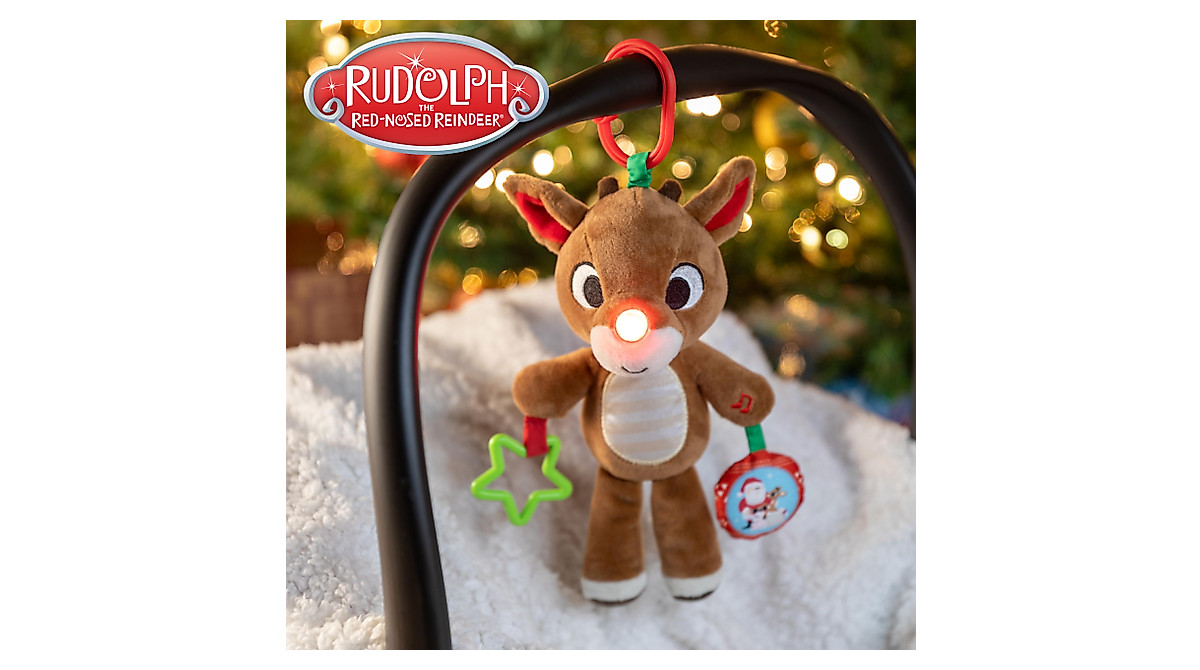 Kids Preferred Rudolph Reindeer Teether - On-the-Go & Developmental Toy