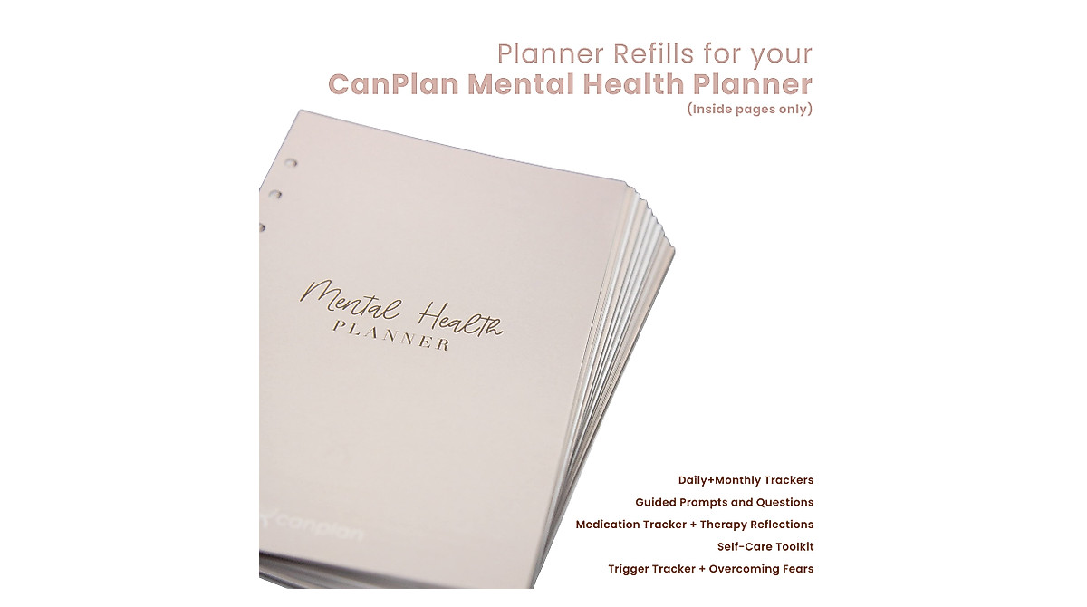 CanPlan Mental Health Planner Refill Pages | Self-Care & Reflection Tools