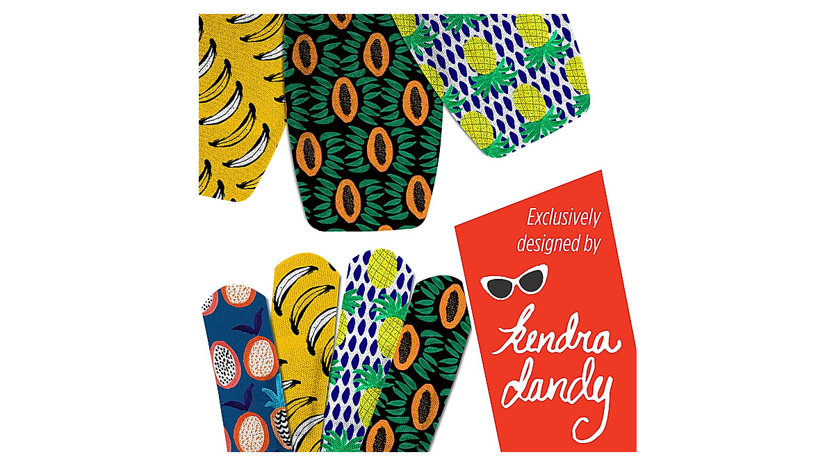 Kendra Dandy Designer Bandages - Stylish & Durable First Aid (50 Pack)