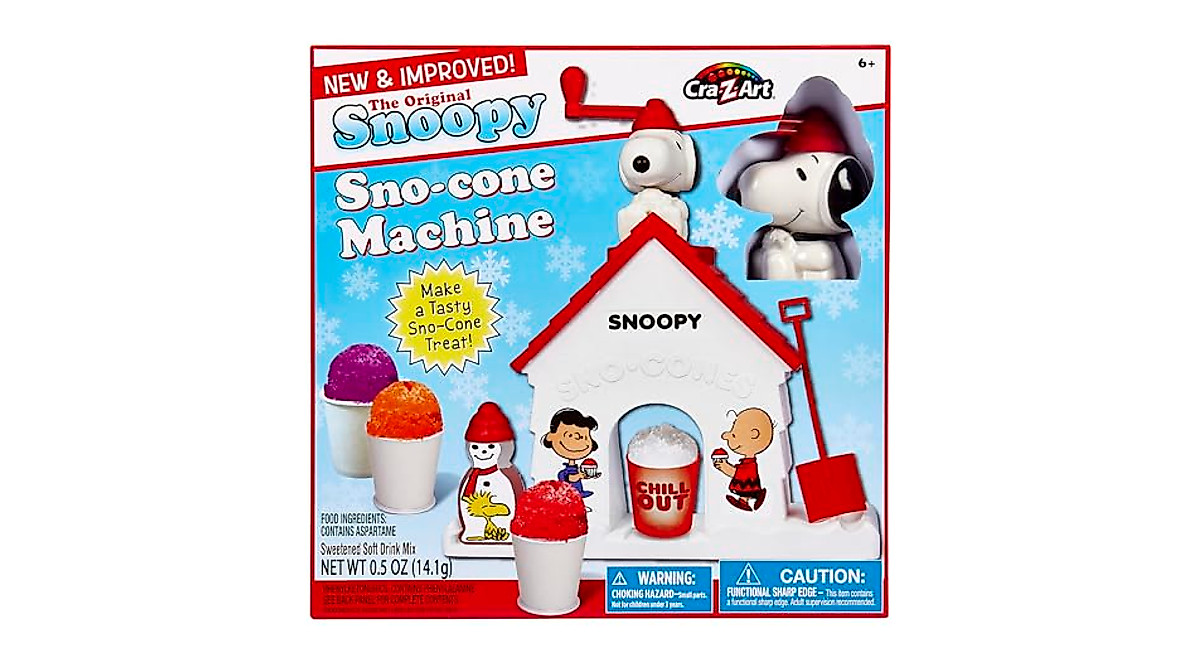 Snoopy Sno-Cone Machine - Fun Ice Shaver for Kids
