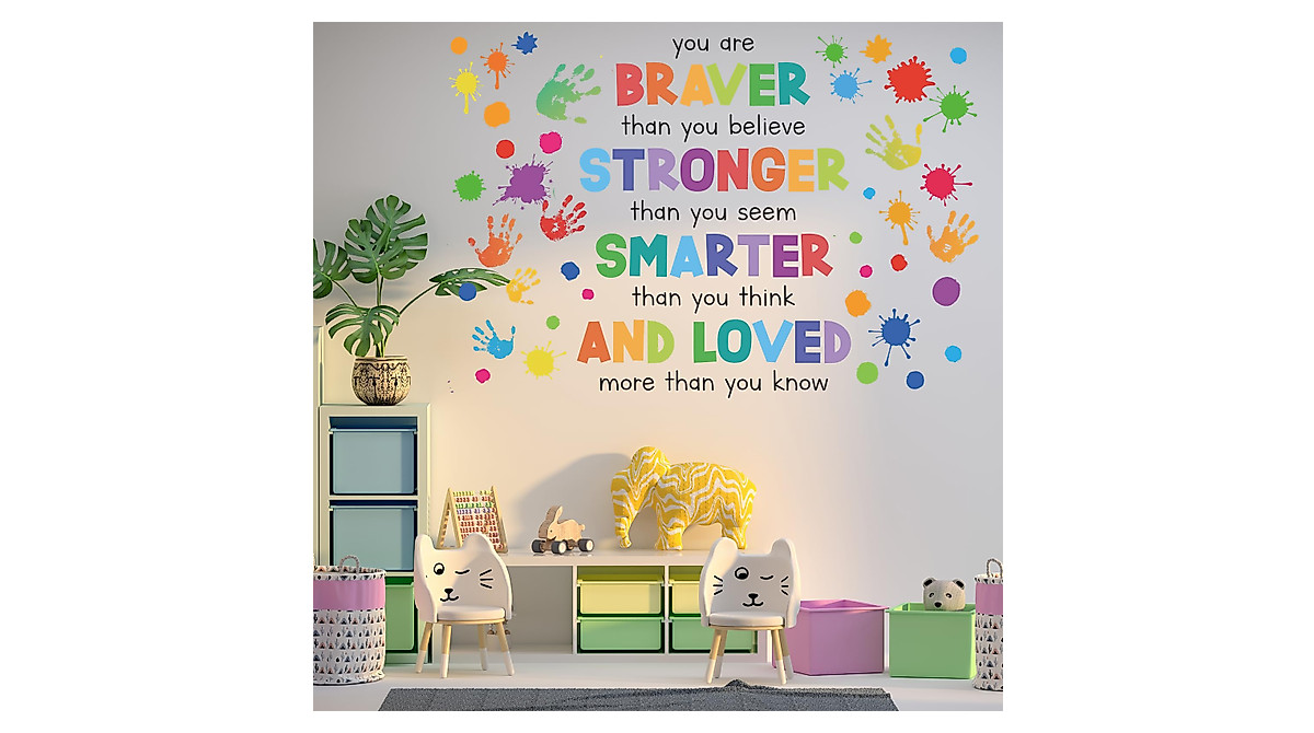 Inspirational Quotes Wall Decals for Kids Rooms