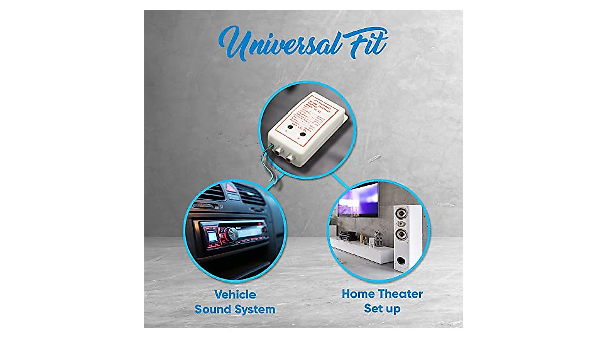 Pyramid High Low Impedance RCA Adapter for Car Audio